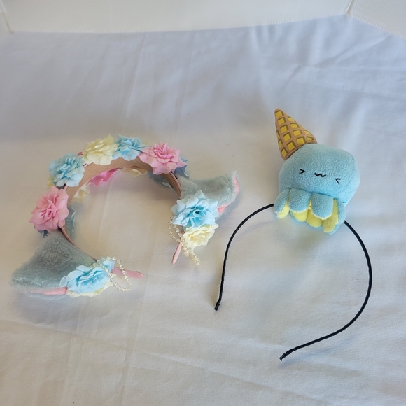 Cosplay Handmade Cute Headbands Deer Sheep Squid Ice Cream from Comic Con - Picture 1 of 7